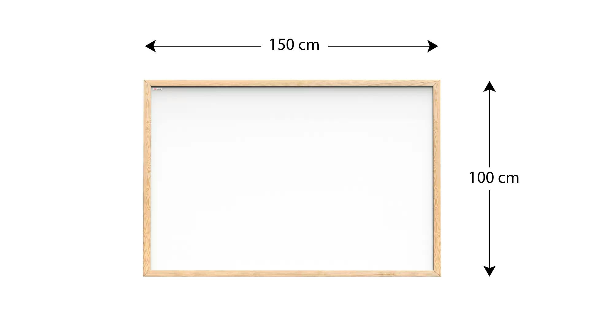 Pannello magnetico rotondo bianco CERCHIO diametro 90cm - lavagna bianca  senza cornice