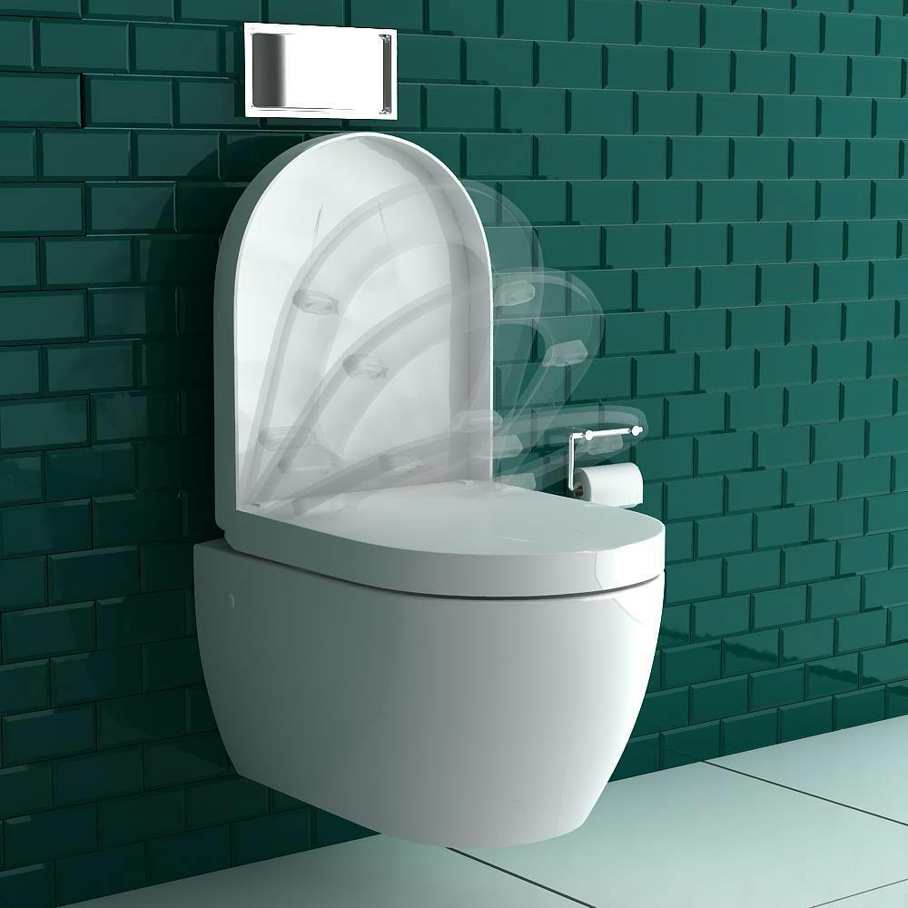 Softclose Deckel TOP Hänge Wand WC Toilette RosenStern - inkl 