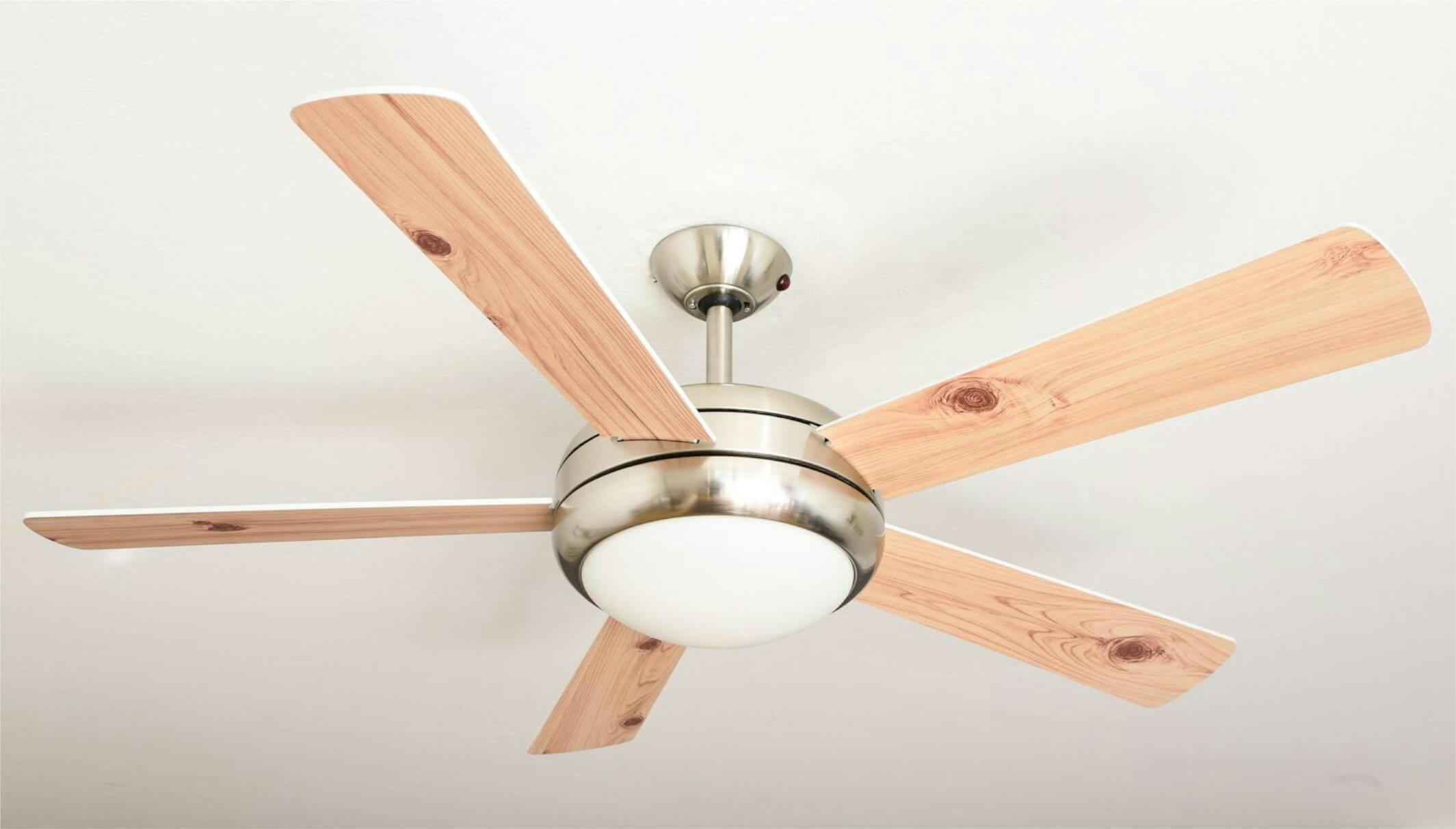 Deckenventilator Ursa Weiß / Pinie 132 cm mit Licht Weiß | METRO Marktplatz