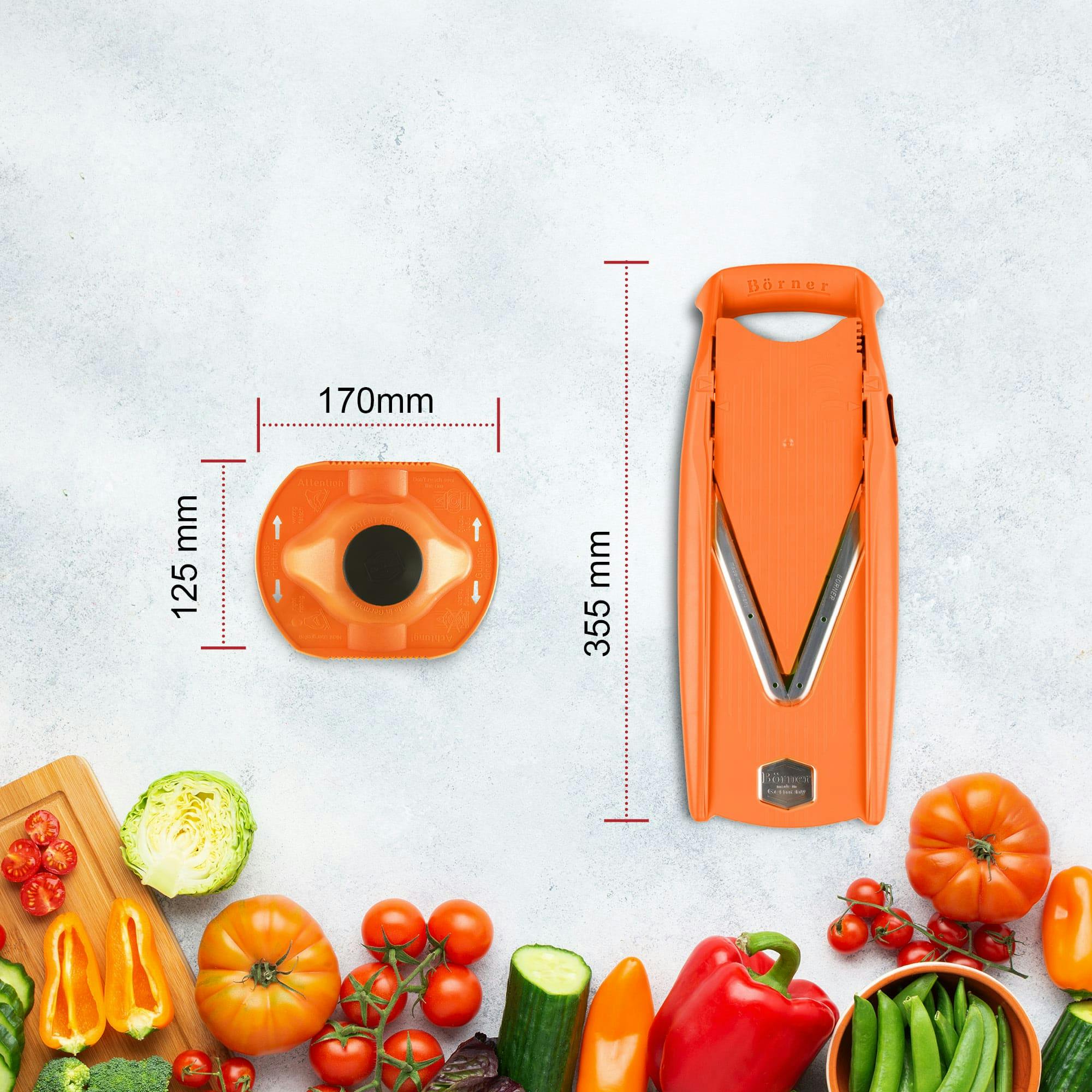 V5 PowerLine Gemüsehobel Basis Set - Orange