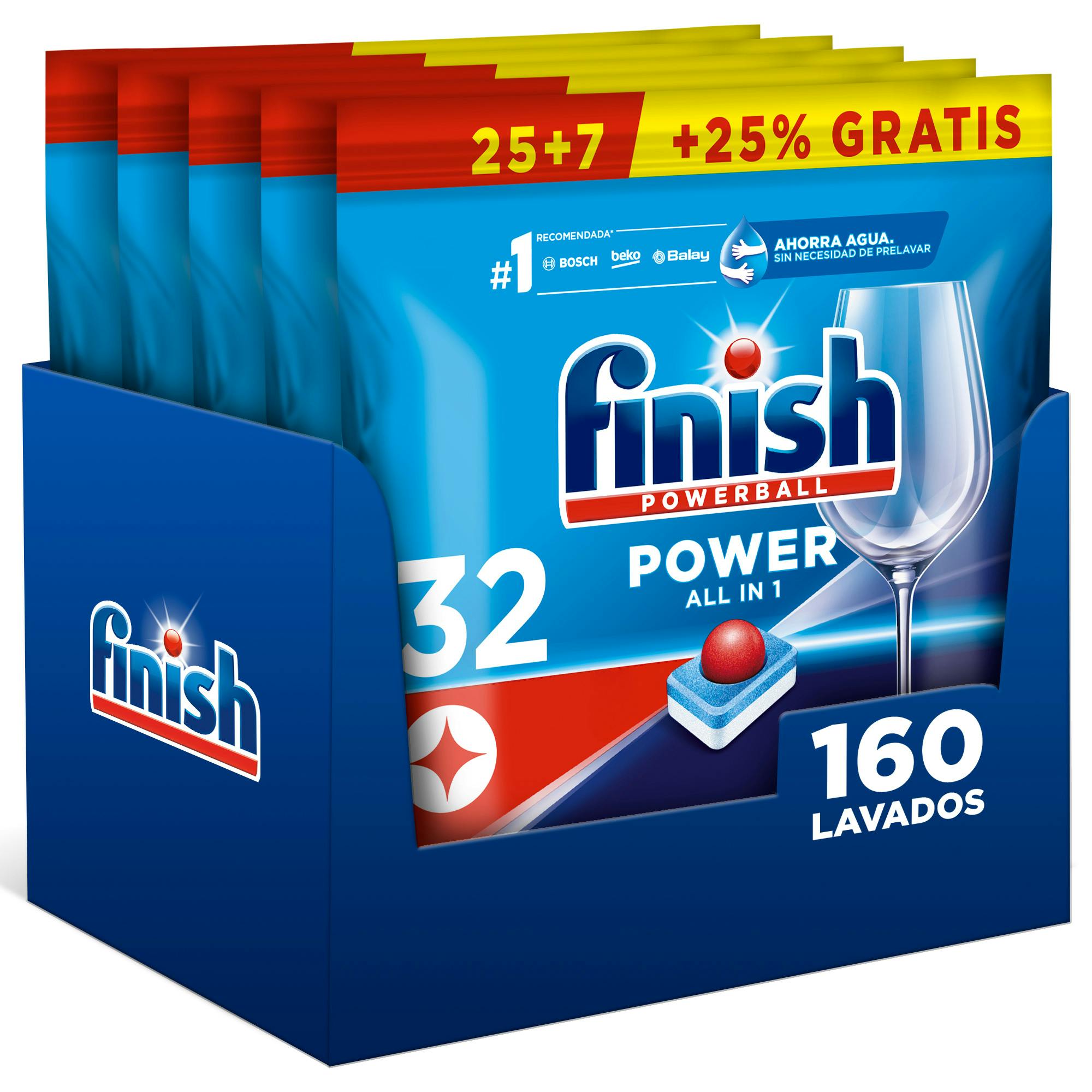 Detergente lavavajillas en cápsulas Finish 16+16 unidades Ultimate