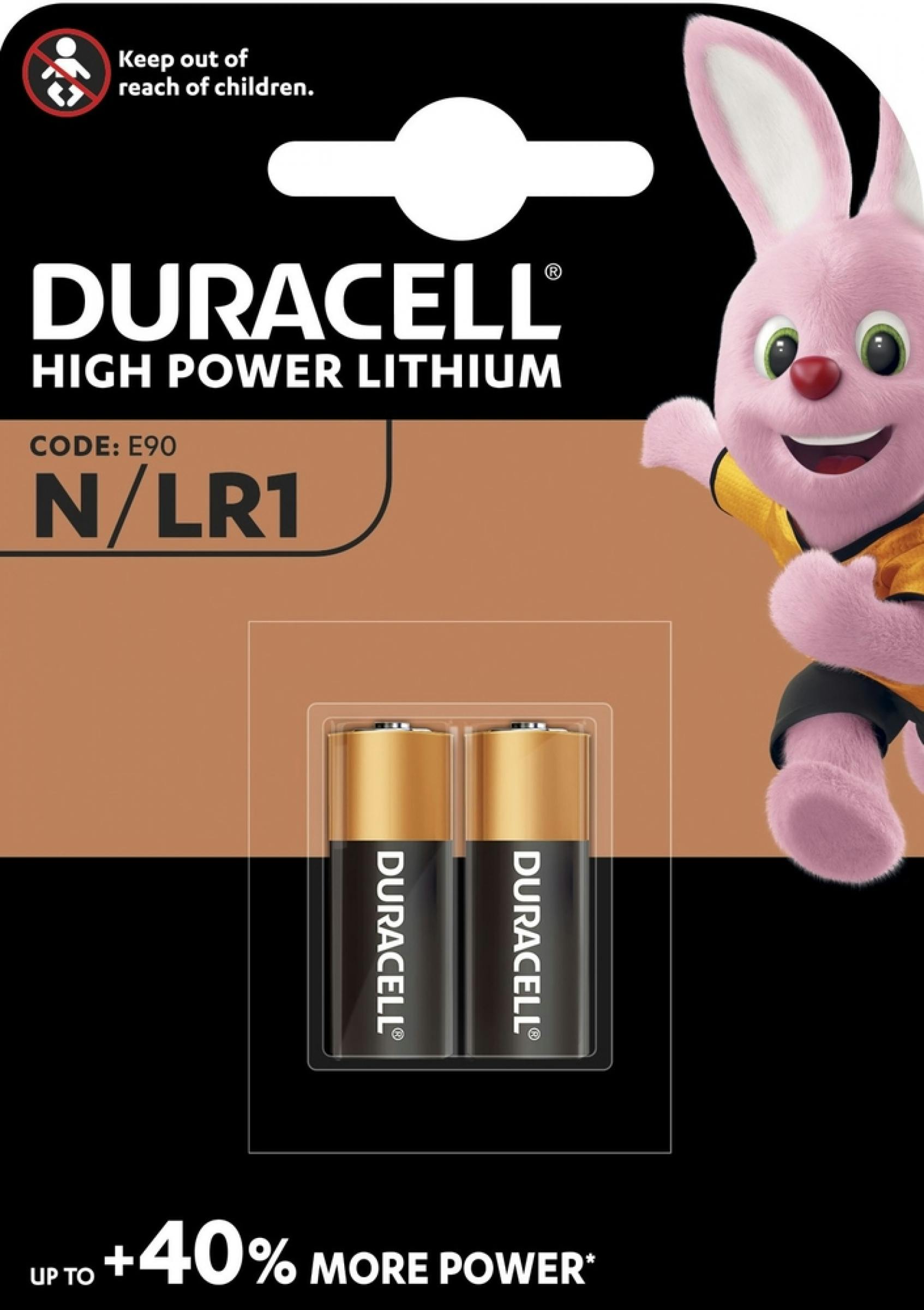Duracell Alkaline Lady-N-LR1-E90-MN9100 - 2er Blister