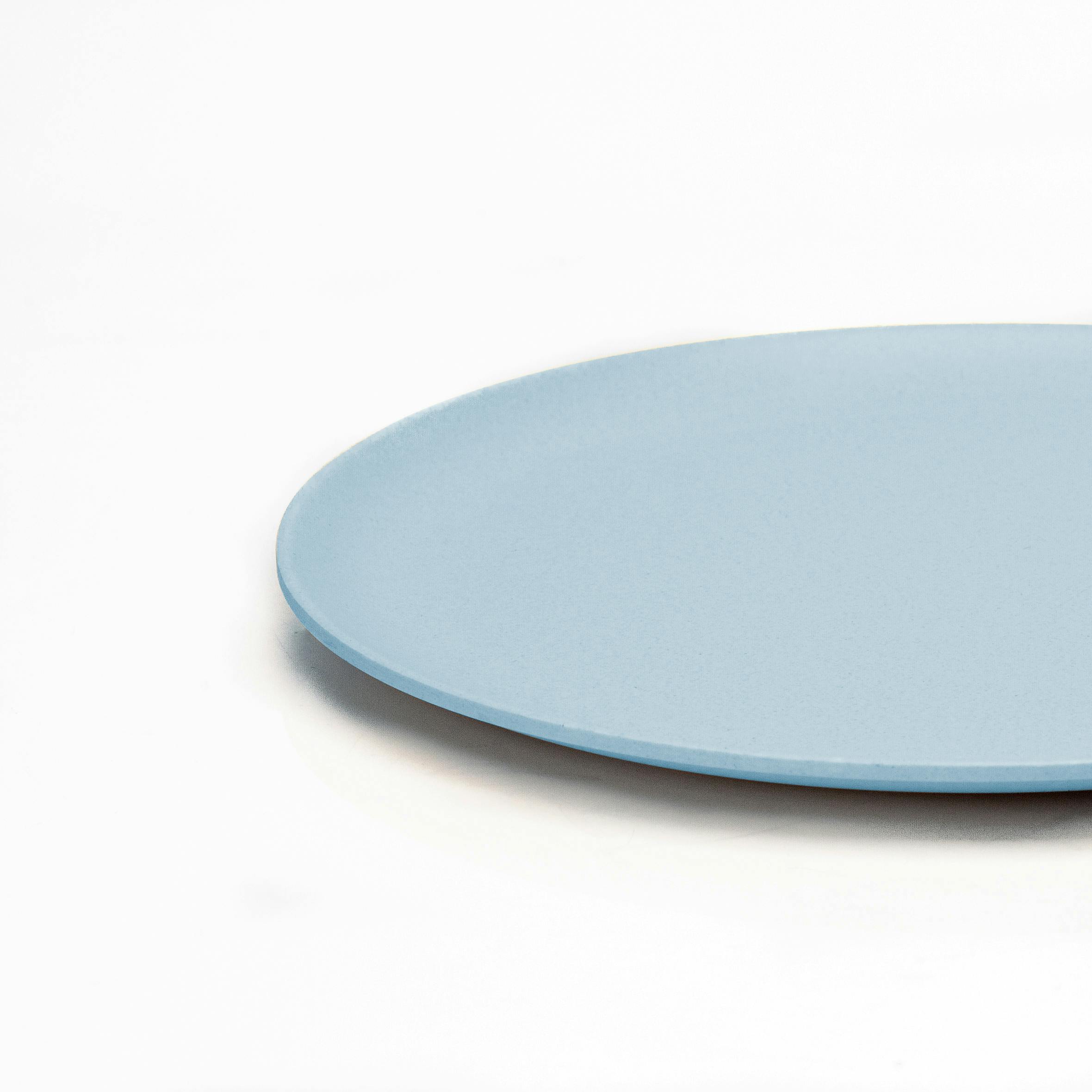 bambuswald© 6x Teller Essteller Speiseteller Geschirr Teller Set Tafel blau