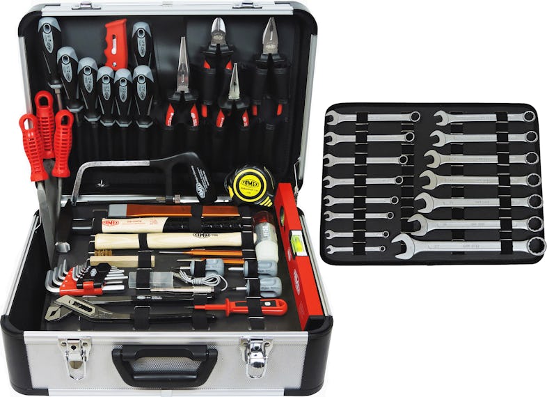 | Werkzeug - Marktplatz PROFESSIONAL Set mit 720-88 Werkzeugkoffer Profi METRO Alu FAMEX