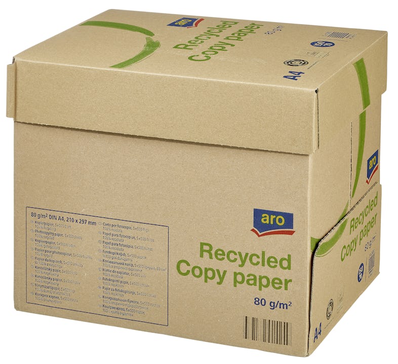 aro Carta riciclata per stampante, DIN A4, 80 g/m², ISO 70, grigio