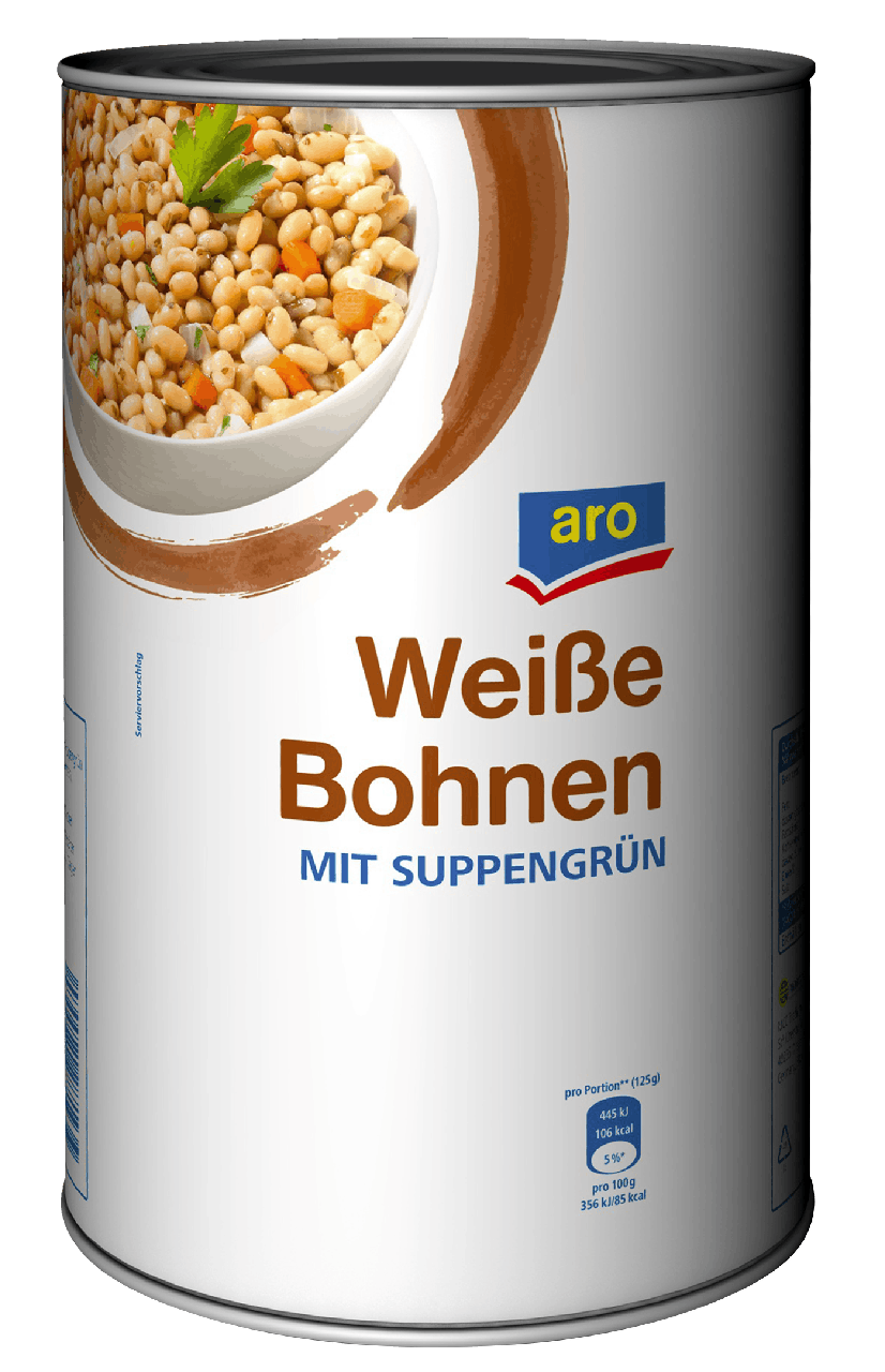 aro Weiße Bohnen Mit Suppengrün (4 kg) METRO