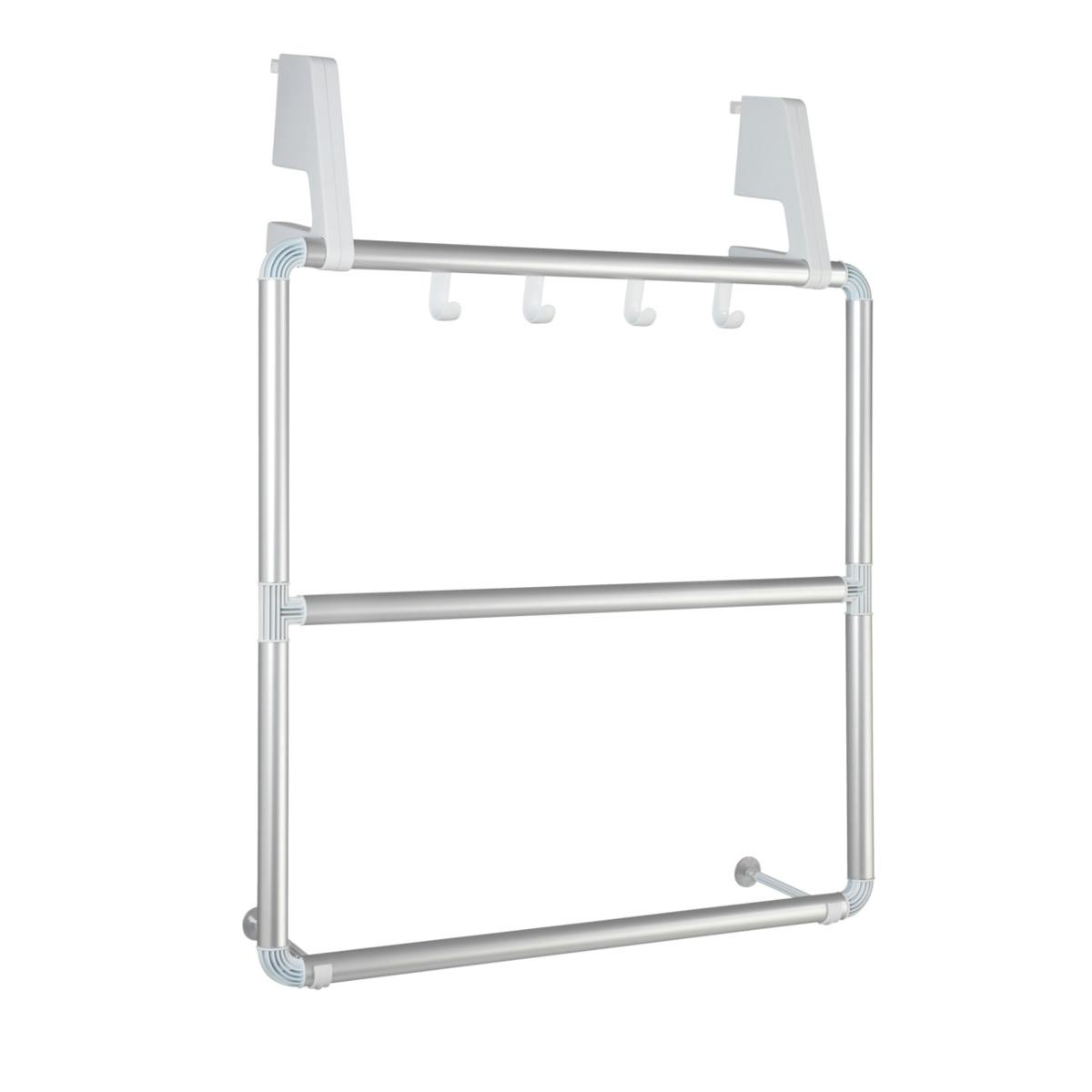 WENKO Handtuchhalter für Tür METRO | Compact Duschkabine Marktplatz und