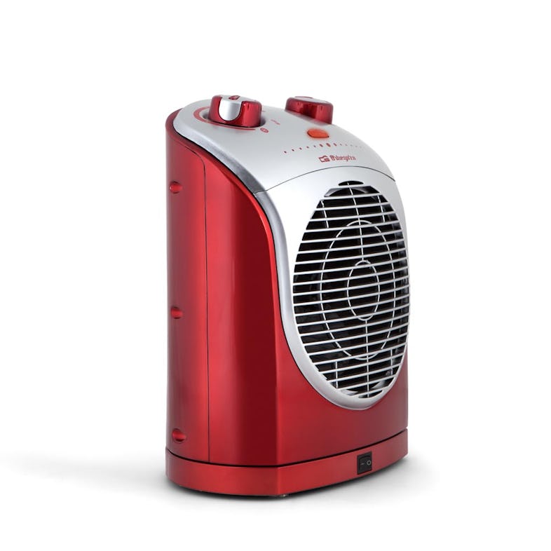Orbegozo FH 5033 - Calefactor, termostato regulable, 2 niveles de potencia,  función ventilador aire frío, calor instantáneo, indicador luminoso, asa de  transporte, 2500 W, rojo : : Hogar y cocina