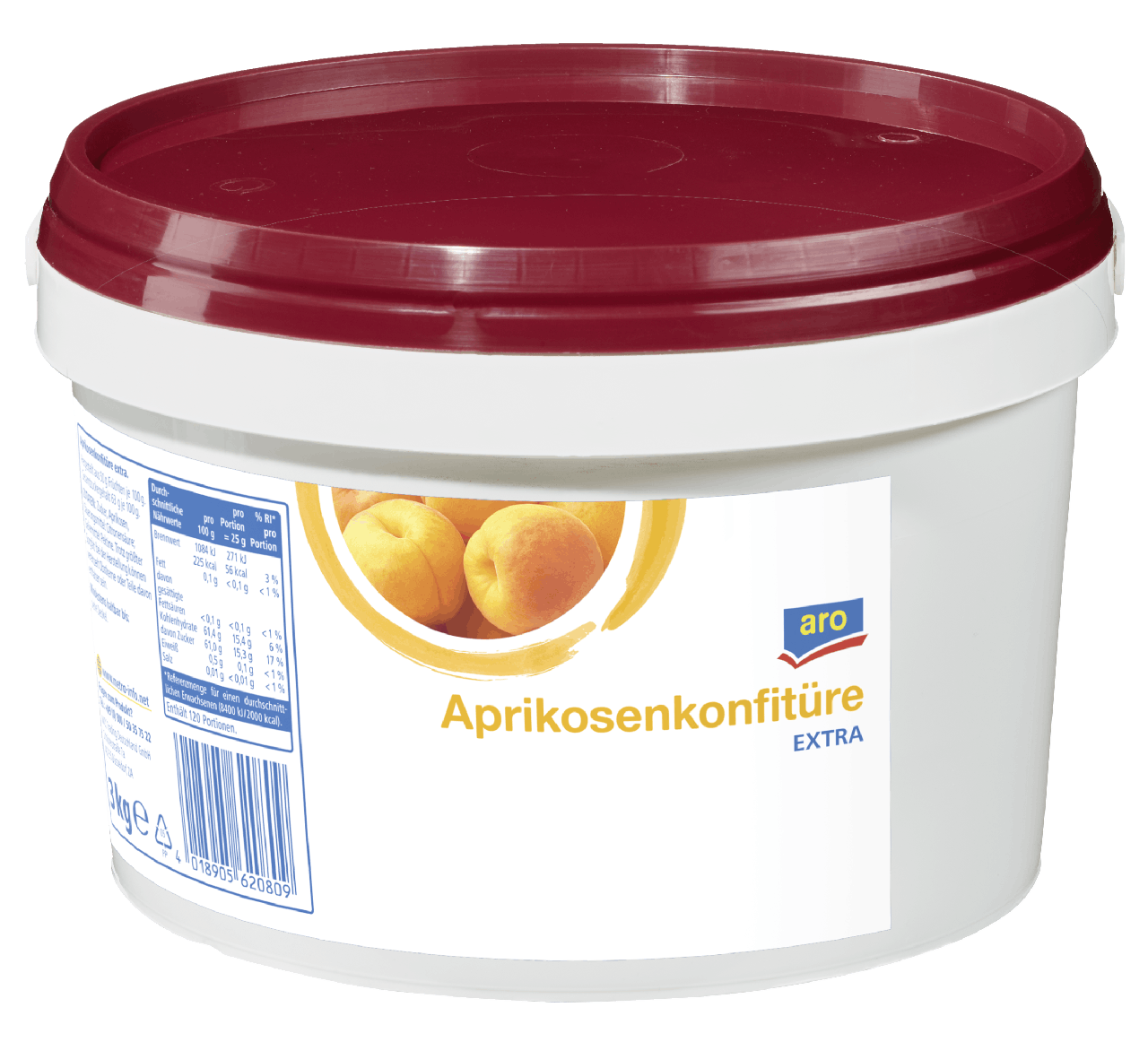 aro Aprikosenkonfitüre Extra (3 kg) | METRO