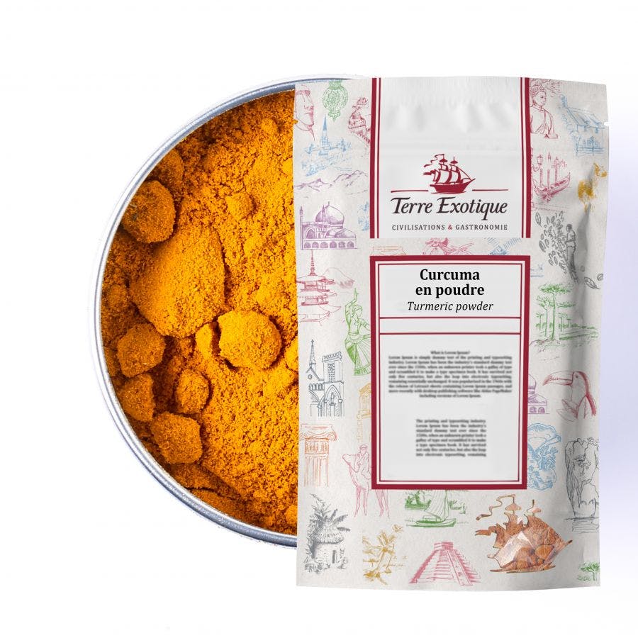 CURCUMA POUDRE 500G - Épice D'Or
