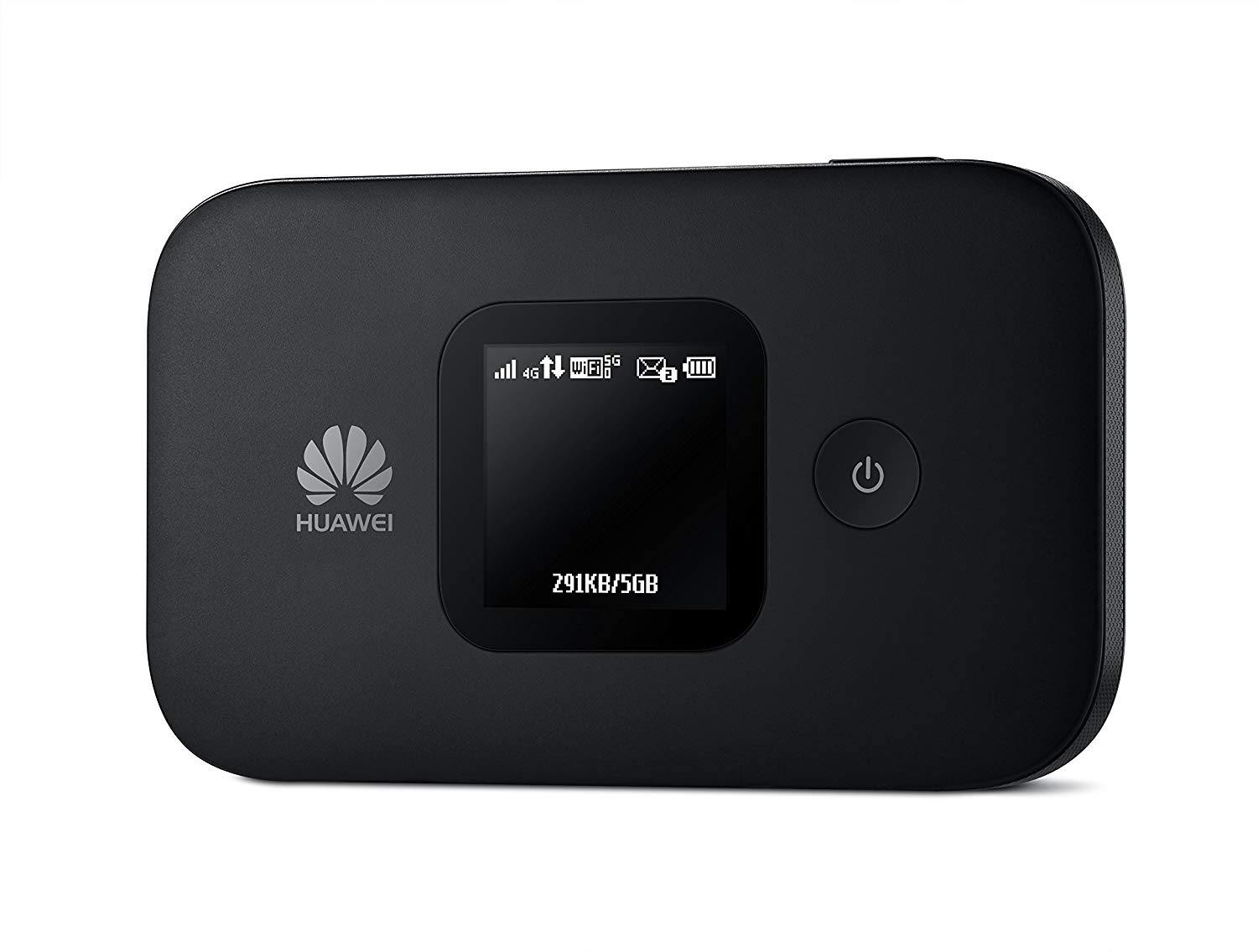 Huawei mobiler Hotspot, E5577320 4G LTE WLAN, schwarz, bis zu 150 Mbit